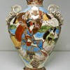 Meiji-Era Japanese Satsuma? Flask Vase