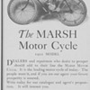 1902 Marsh Motor Bicycle Advertisement