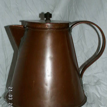Antique Large Copper Water Pot ~ 1800's