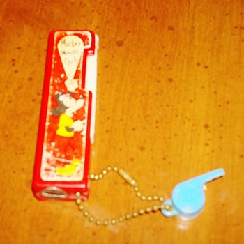 Mickey Mouse Club Flashlight and Whistle