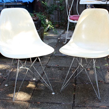 Herman Miller Eiffel Tower Chairs and a Steelcase Chair