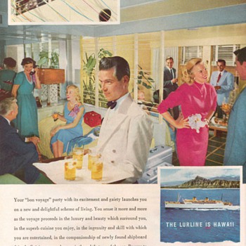 1954 - Matson Lurline Advertisement - Advertising
