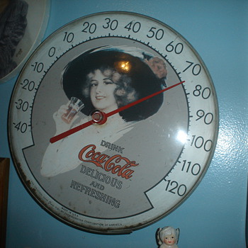 coca cola thermometers
