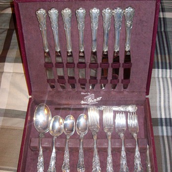 Gorham Sterling Set For 10 Circa 1960's