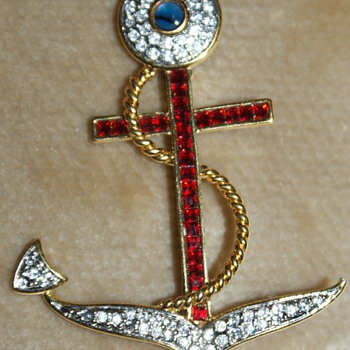 Butler Costume Pin - Costume Jewelry