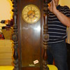 tall wooden clock