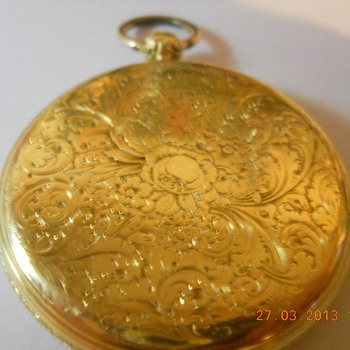 Old Gold Pocket Watch - Pocket Watches