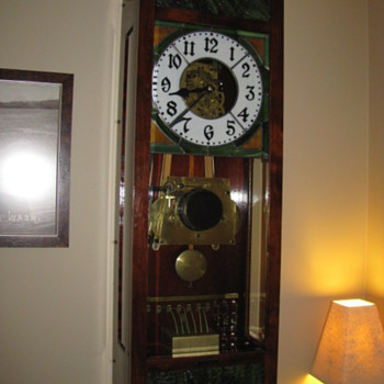 1920 O. B. McClintock master clock - Clocks