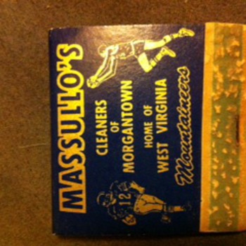 West Virginia Mountaineers and Massullo's Cleaners - Advertising