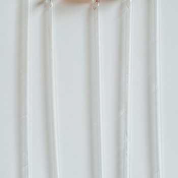 Glass straws with spoons - Glassware
