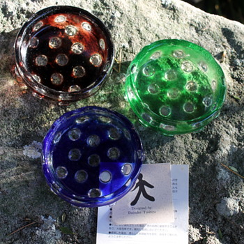 Daisuke Tashiro for Iwata Glass bowls - Art Glass