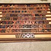 12-line Hamilton Gothic Wood Type Font