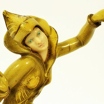 Pixie Lamp with Bubble Glass - DANSEUSE DES INDES by Ignacio Gallo - Art Deco