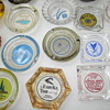California and Western Glass Advertising Ashtrays at Alameda