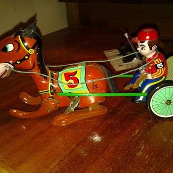 1950's Horse trotter wind up toy - Toys