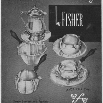 1950 Fisher Silversmiths Advertisements - Advertising