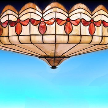 Great leaded dome shade - Lamps