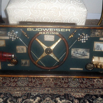 Budweiser Racing Shadow Box