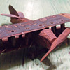 WW I Trench Art Biplane