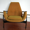  Canadian Mid Century Modern 3 Legged Chair