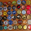 Assorted beer bottle caps