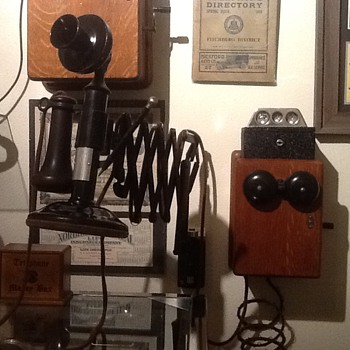 1900's Western Electric Candlestick telephone (working) - Telephones
