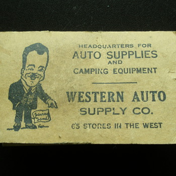 The Western Auto Supply Company Saving's Sam Map