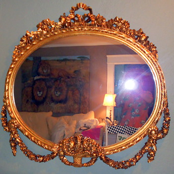 Gold Italian Mirror - Furniture