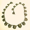 Victorian Necklace from Italy with Grotesque Faces