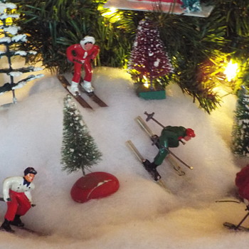 Barclay Winter/Christmas Toy Lead Figures - Christmas