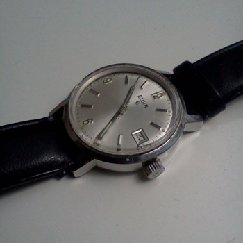 1960's Elgin quick-changing date watch - Wristwatches