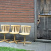 4 Jan Hallberg & Sune Formell 1967 by Edsbyverken of Sweden Mid Century Danish Modern Scandinavian Swivel Birch Chairs