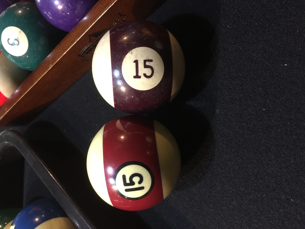 Vintage Billiard Balls the numbers are Sideways????? Collectors Weekly