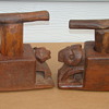 Carved Wood Folk Art Primitive Indian Peyote Grinder ????