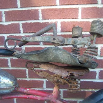 Early motorcycle seat.