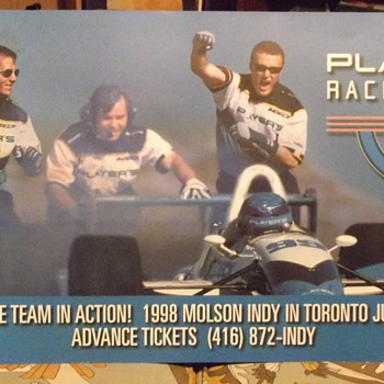1998 Players Racing Team Poster - Signs