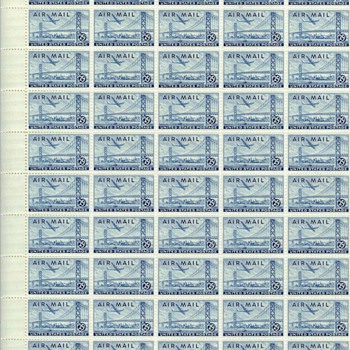 Sheet of Bay Bridge Stamps