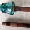 Wooden insulator rods