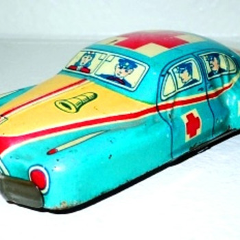Tin Ambulance - Japan - Model Cars