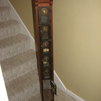 My New Old Post Office Box Column with Amazing Boxes and Doors - Office
