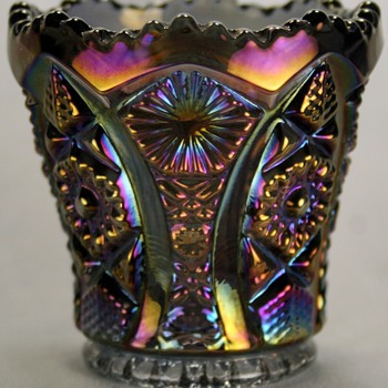 Imperial Carnival Glass Toothpick Holder - Glassware