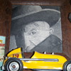 Roy cox Race car and gas tin