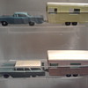 Unusual finds.  The service station is actually hard card board w/Art Deco styling!