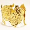 Vintage Napier Dragon Sea Serpent Hinged Bracelet