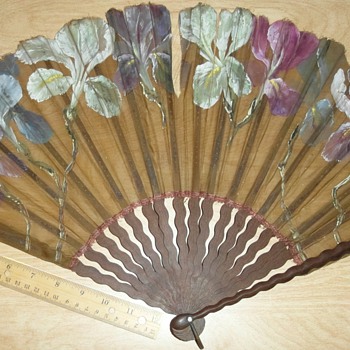 Help with antique hand fans