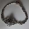 Rose Gold and Silver rose cut diamond bracelet