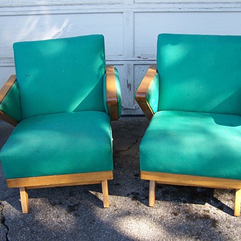 Mid Century Modern Matching Rocking Chairs