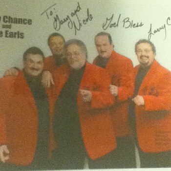 Autographed Photo of Larry Chance and The Earls - Music