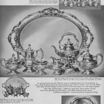 1950 Reed & Barton Advertisements