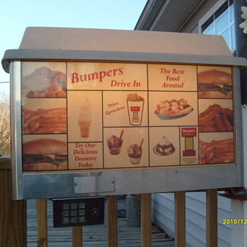 Old Bumpers Drive-in Sign! - Signs